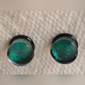 Glasswear Studios Dichroic Emerald